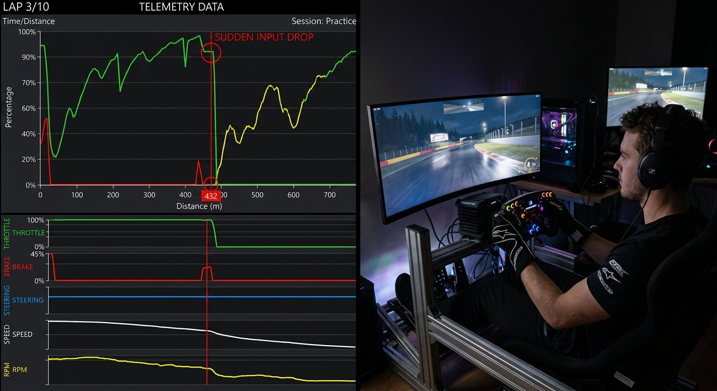 Telemetry data provides the necessary evidence to confirm or debunk claims of hardware failure in competitive racing.