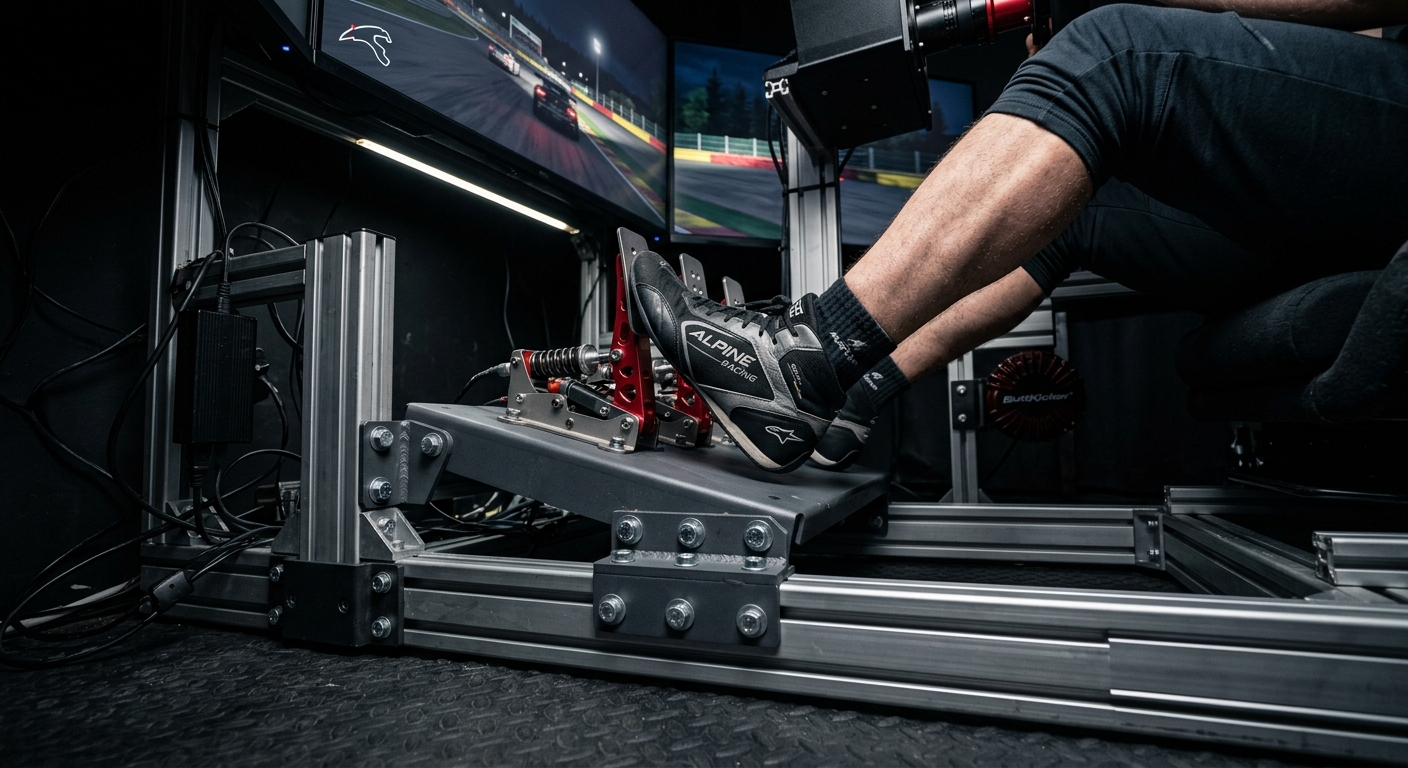 A stable pedal platform is essential for developing consistent muscle memory during high-pressure trail braking.