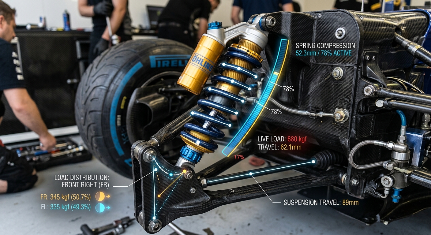 Spring rates form the foundation of a stable aerodynamic platform and predictable mechanical grip.