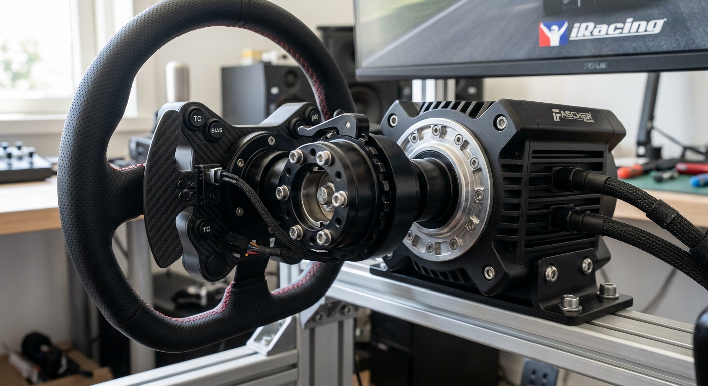Larger diameter wheels provide greater leverage, allowing for smoother FFB perception and finer steering adjustments.