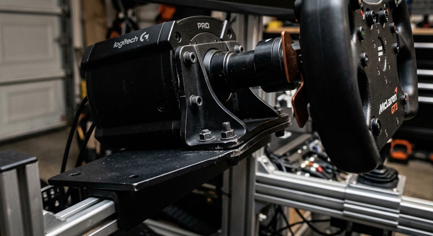 Physical displacement in the mounting plate leads to a significant loss of force feedback detail.
