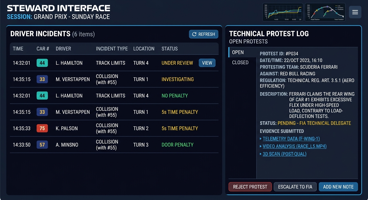 Using standardized tools to log and resolve hardware-related protests helps maintain league consistency and transparency.