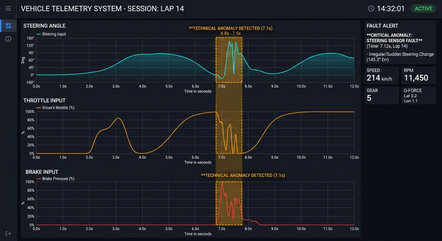 Telemetry data provides the objective proof needed to distinguish between a hardware glitch and a driver mistake.