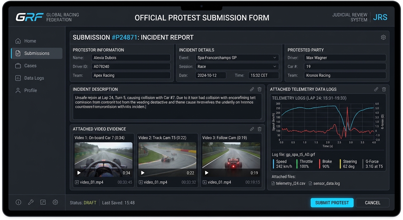 Accurate documentation and clear evidence are the cornerstones of a successful protest and a fair racing environment.