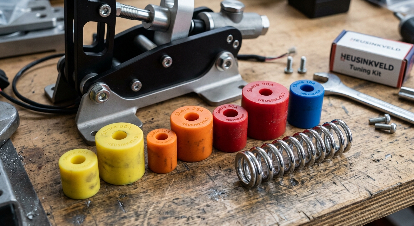 Different elastomer densities allow drivers to customize the resistance and travel of their brake pedal.