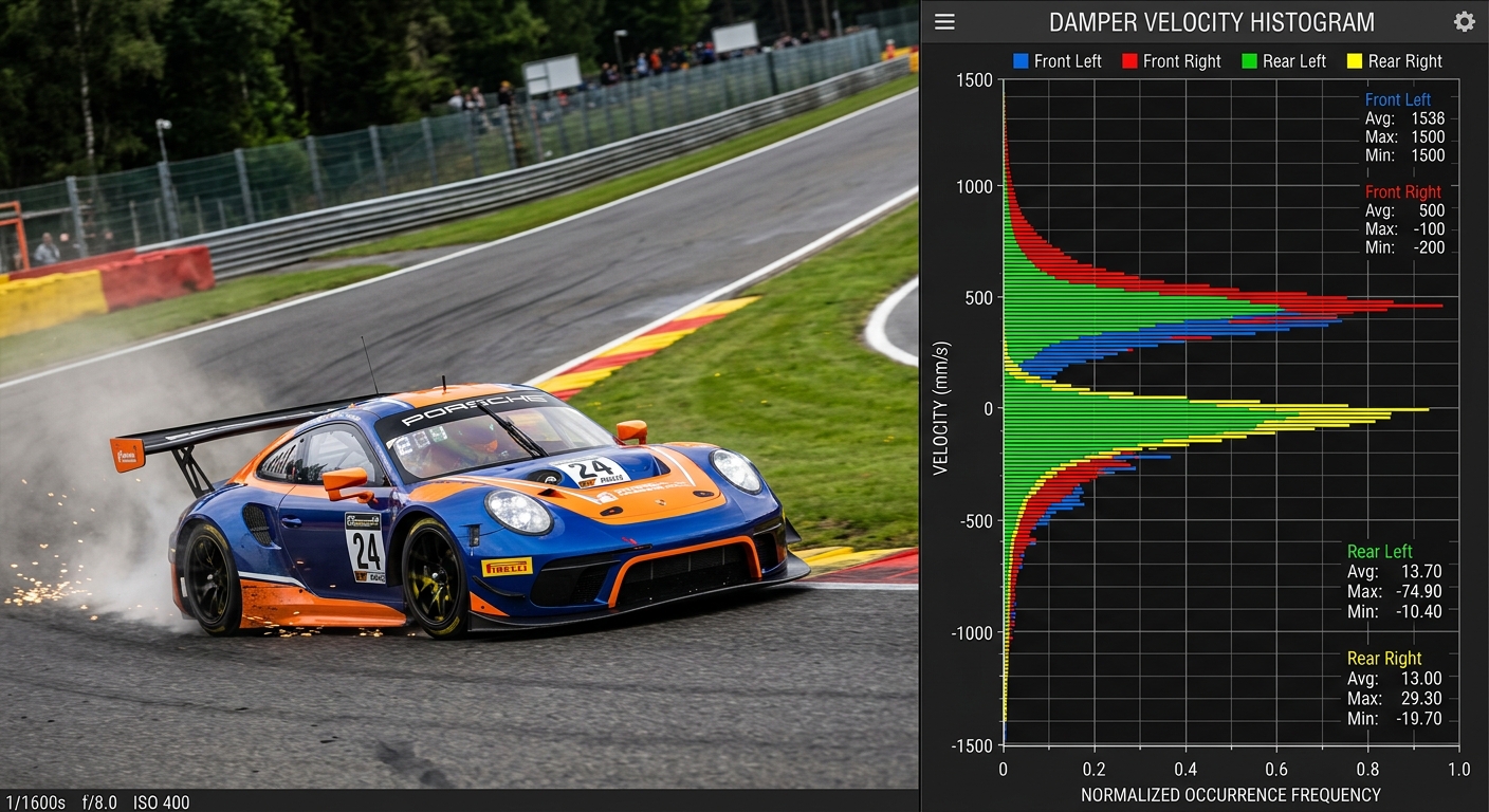 Dampers are essential for controlling the speed of weight transfer during aggressive cornering maneuvers.