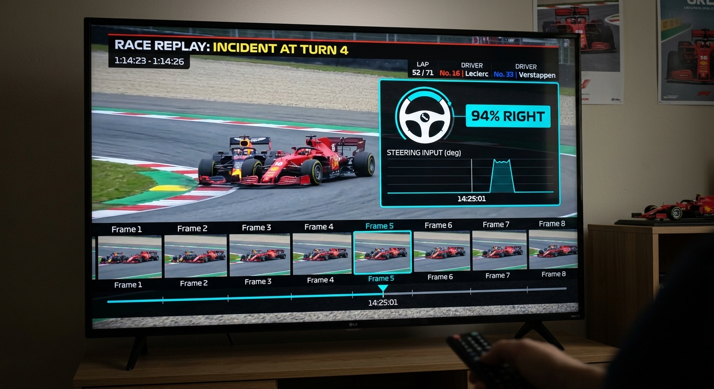 Cockpit camera angles are vital for proving whether a driver attempted to avoid a collision.