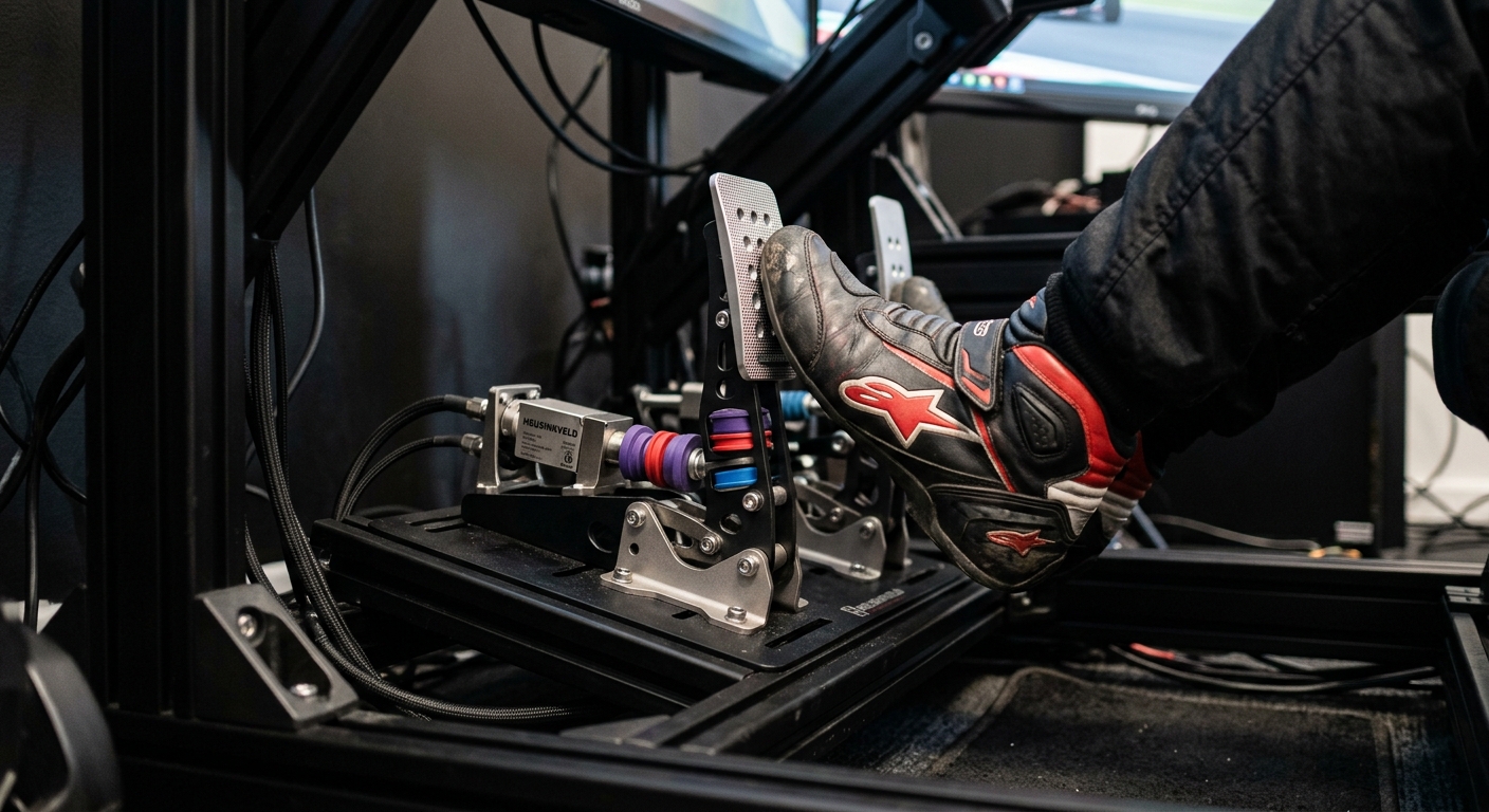 Precise brake modulation and trail braking are essential for keeping the rear of the car stable.