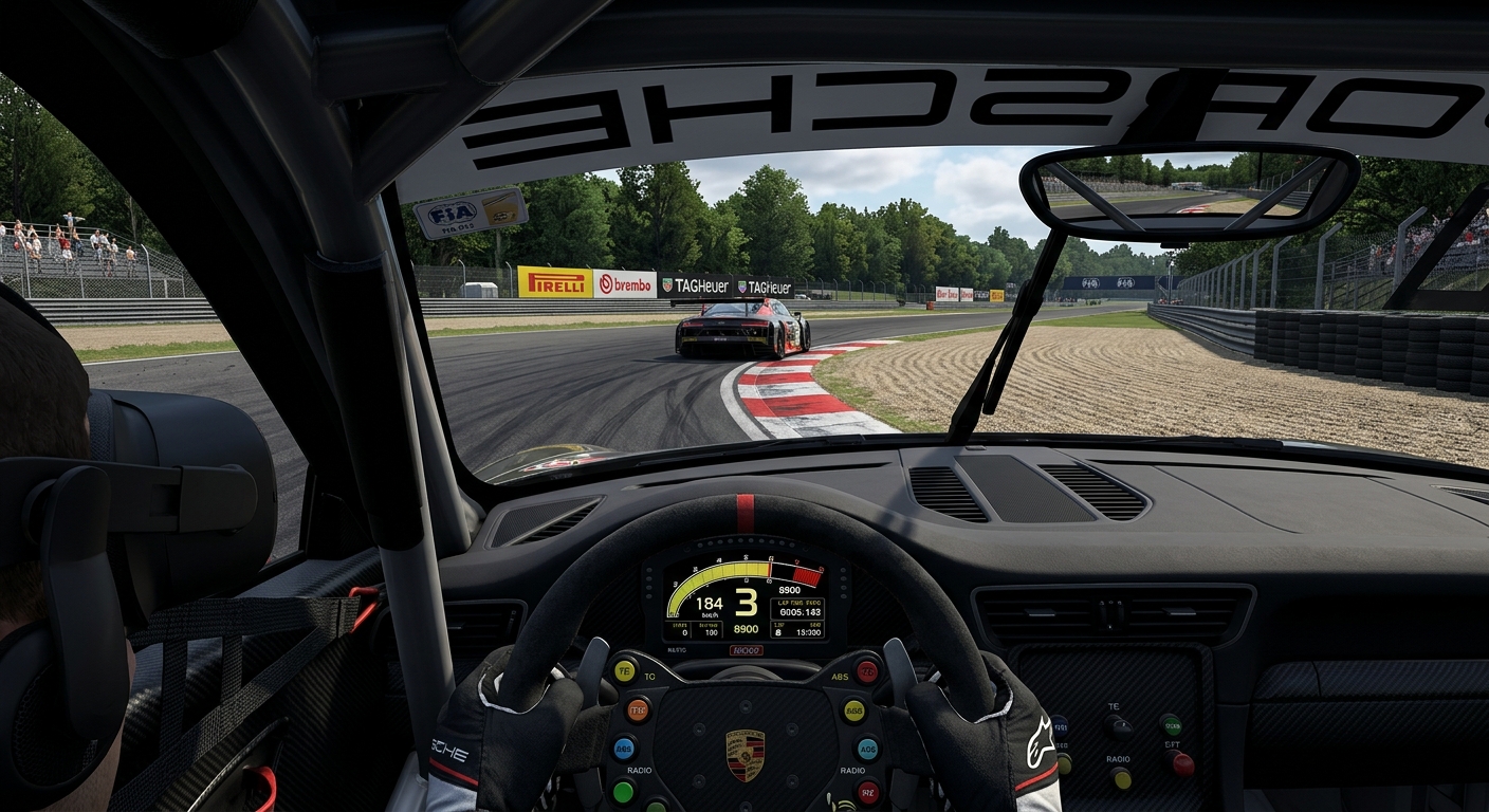 Optimized VR settings provide the depth perception and clarity required to hit every apex with millimetric precision.