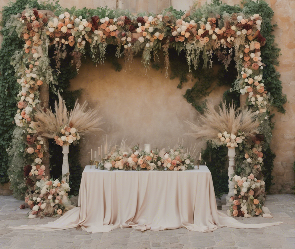 Tuscan Sweetheart Table 