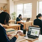 通信制高校 学習の様子