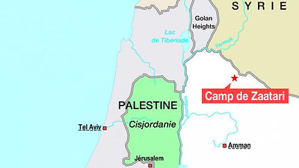Plan du camp de Zaatari
