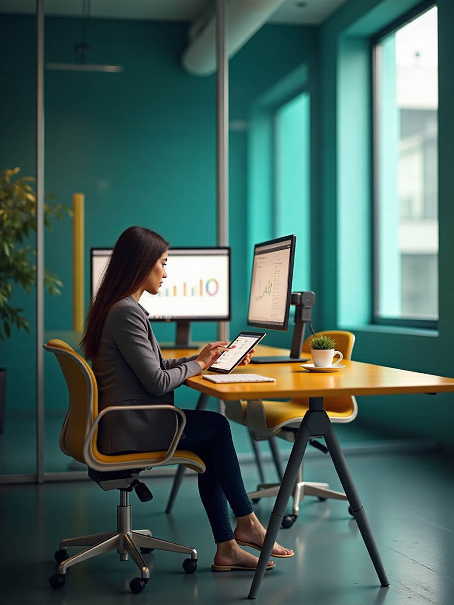 Consultor de Amazproconsulting guiando a un cliente en sesión personalizada.