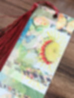 Thumbnail: Garden-work Linen Bookmark