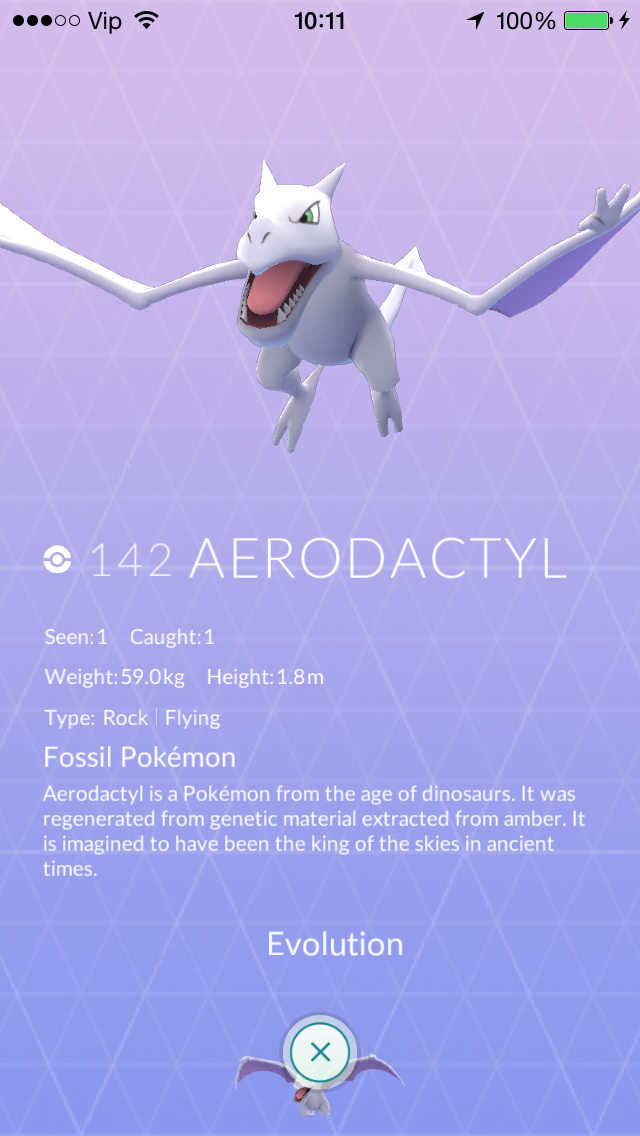 Pokemon Aerodactyl