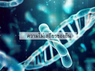 ทำไมเราถึงแก่ชรา? (ตอนที่ 5/12) ... ความไม่เสถียรของยีน (Genomic Instability)