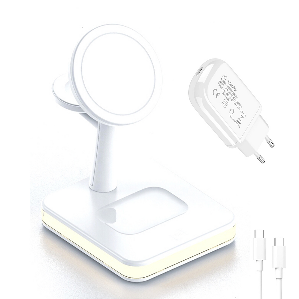 Thumbnail: 4 i 1 magnetisk trådlös laddstation 30W pd-adapter ingår! iPhone