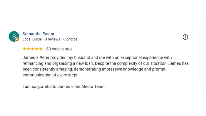 Mortgage Broking | Client Testimonial