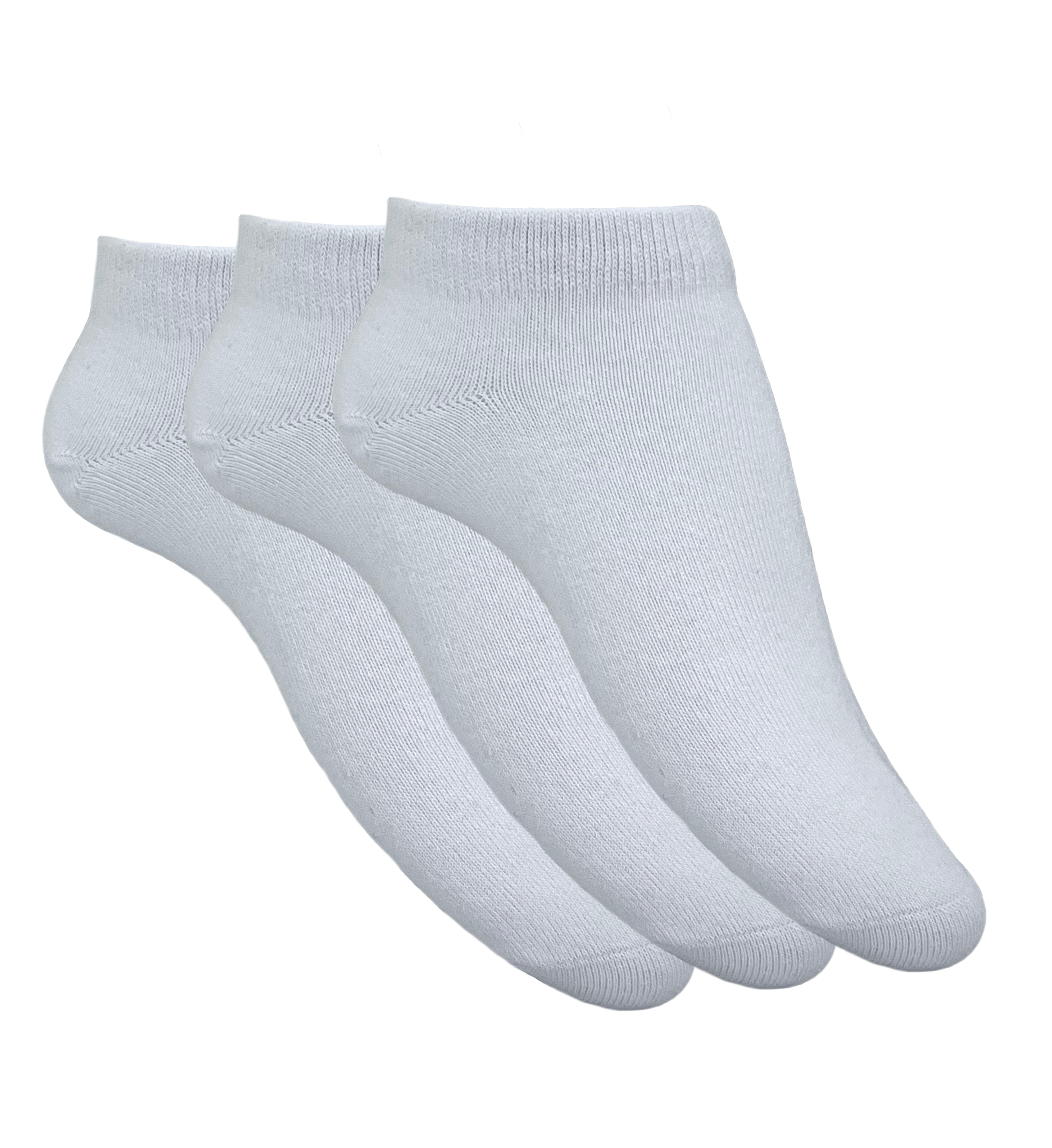 Sneakersok zonder label | wit (3 PAIRS)