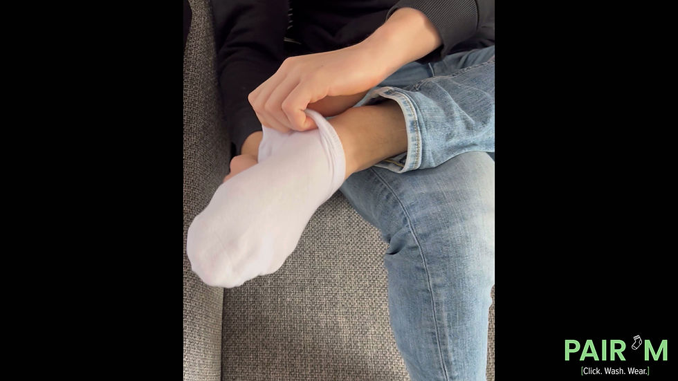 Thumbnail: Clickable Socks | Deep Black