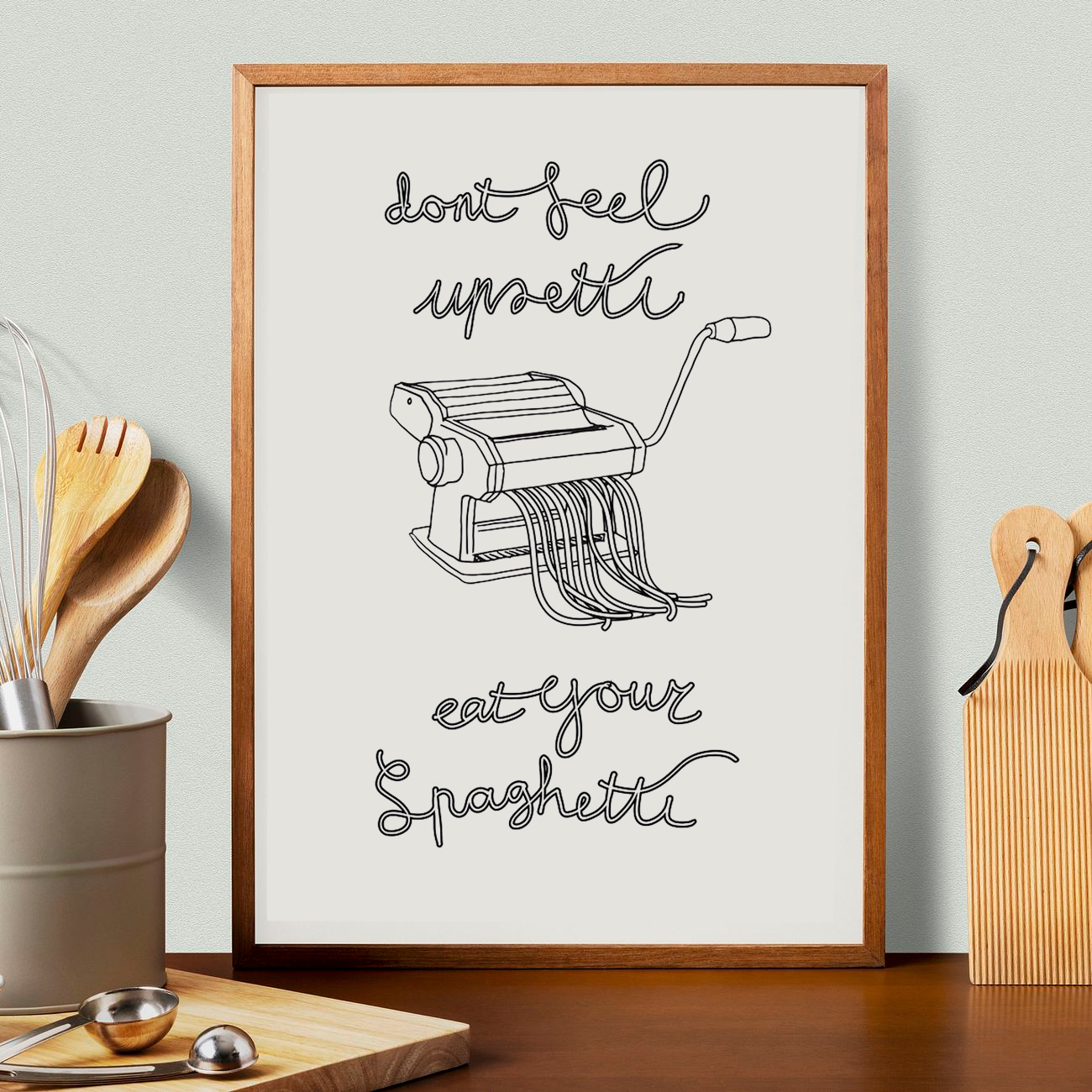 Poster, Kitchen Wall Decoration