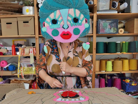 Ina Dyreborg’s Tufting Journey: Blending Playful Art with Interior Spaces