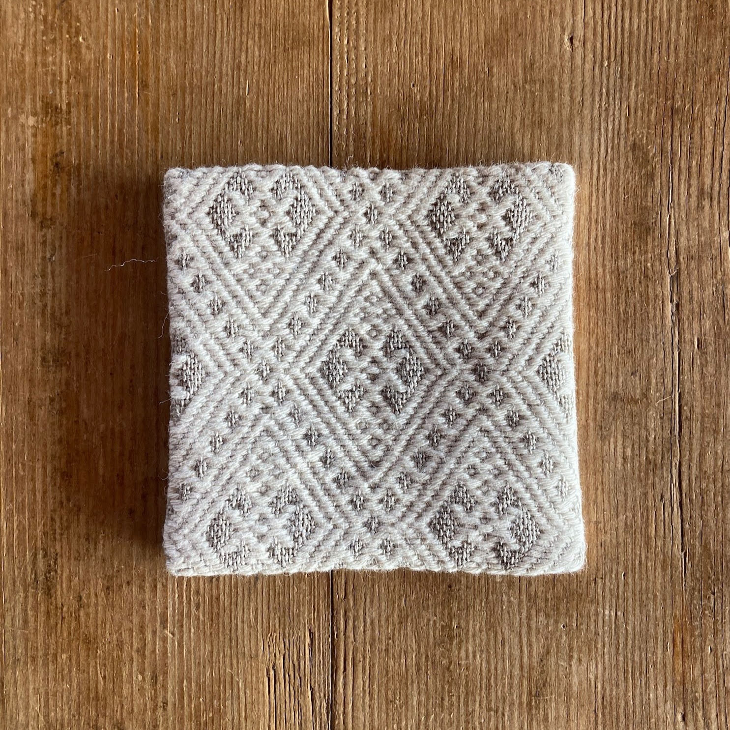 こぎん刺しコースター　023