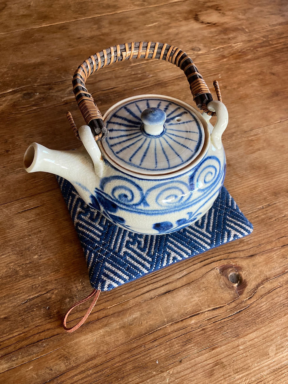 サムネイル： こぎん刺しポットマット　026