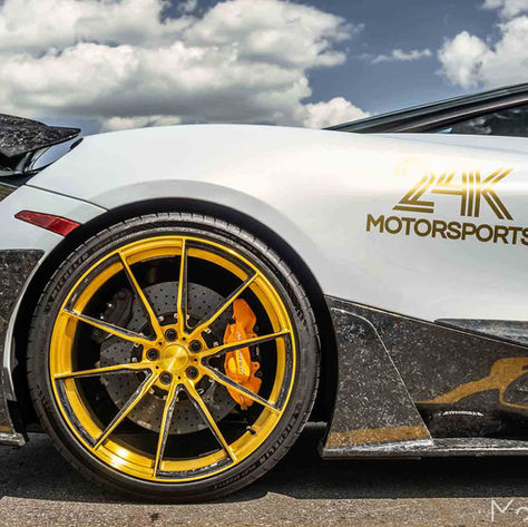 Mclaren 720s with masonry forged carbon kit and custom Litespeed Racing wheels