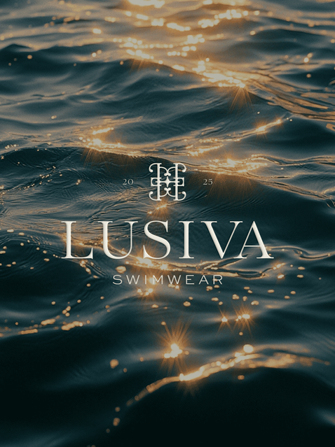 Luxury Swimwear brand and logo design by Juliana Laface Design.