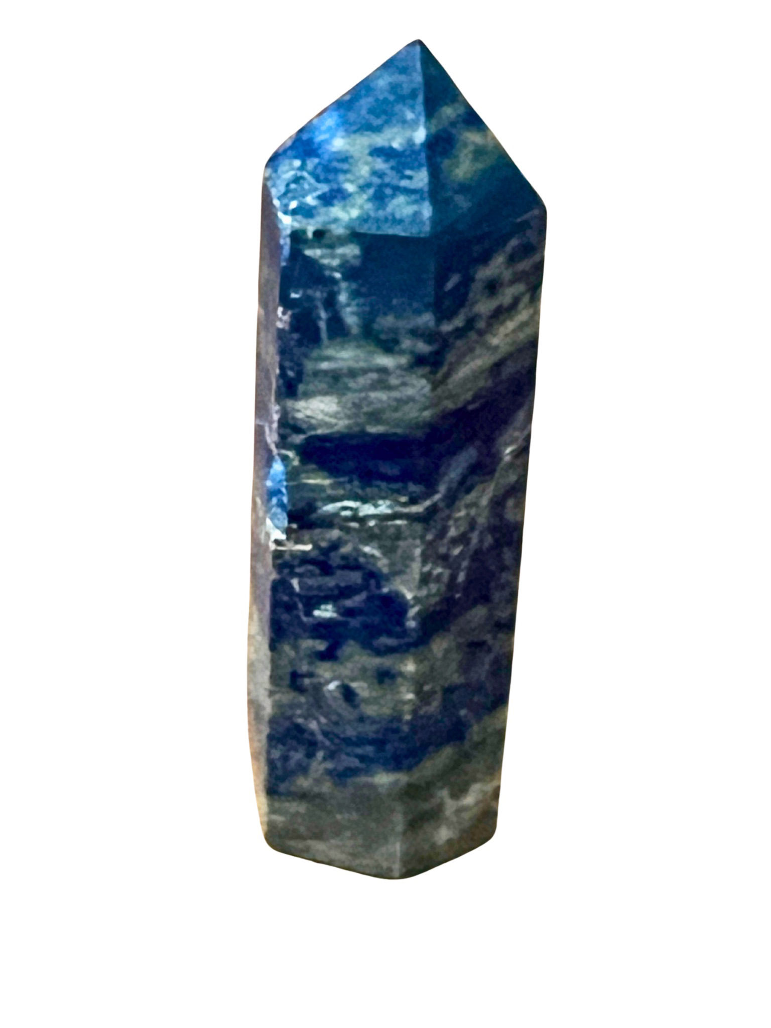 Lapis Lazuli Crystal Tower