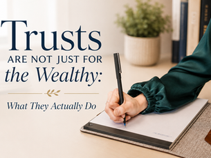 Kim Cole writes about the purpose of trusts