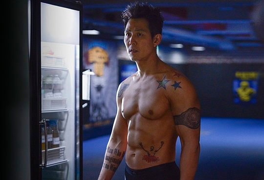 Movie Lee Jeongjae tattoo make up