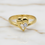 Thumbnail: Interlocking Heart Solitaire Band
