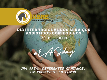 dia internacional dos serviços assistidos com equinos - 29 de julho
