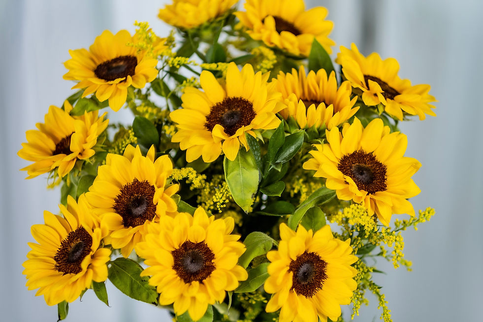 Thumbnail: GLASS SUNFLOWER ARRANGEMENT REF: VIDGIR