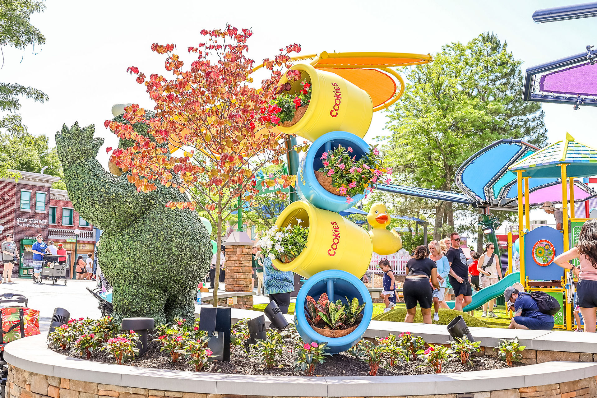 Cookie Jars In The 123 Playground - Sesame Place Philadelphia