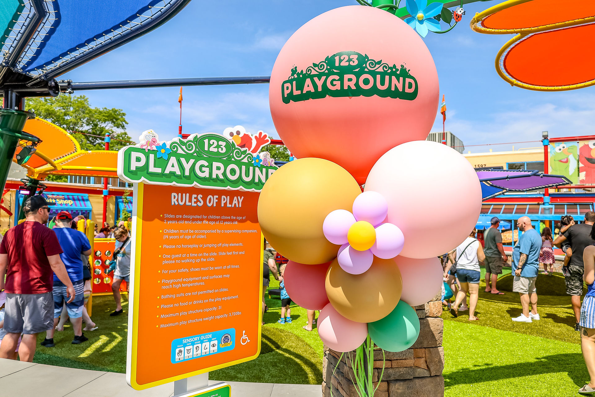 123 Playground Rules Of Play - Sesame Place Philadelphia