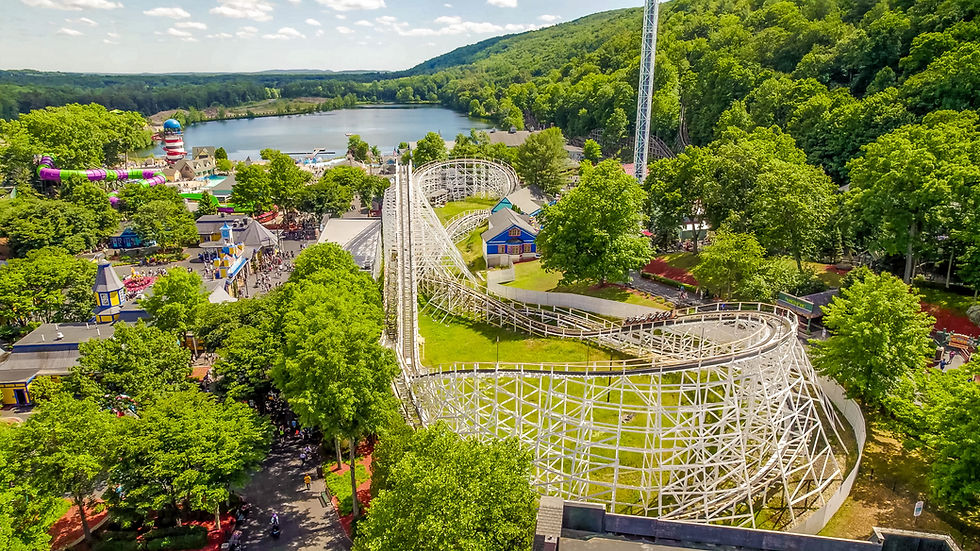 Wildcat with Lake - Lake Compounce