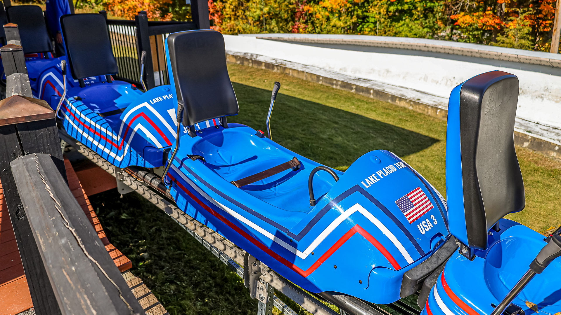 Cliffside Coaster Cart Seats - Mt Van Hoevenberg