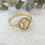 Thumbnail: Luxury Gold Crystal Bangle (+Stamp)