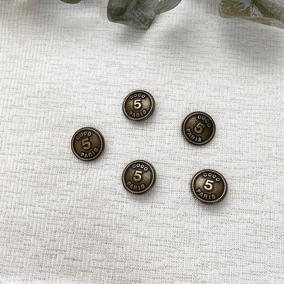 Thumbnail: Luxury Vintage Bronze Buttons (5pcs/Set)