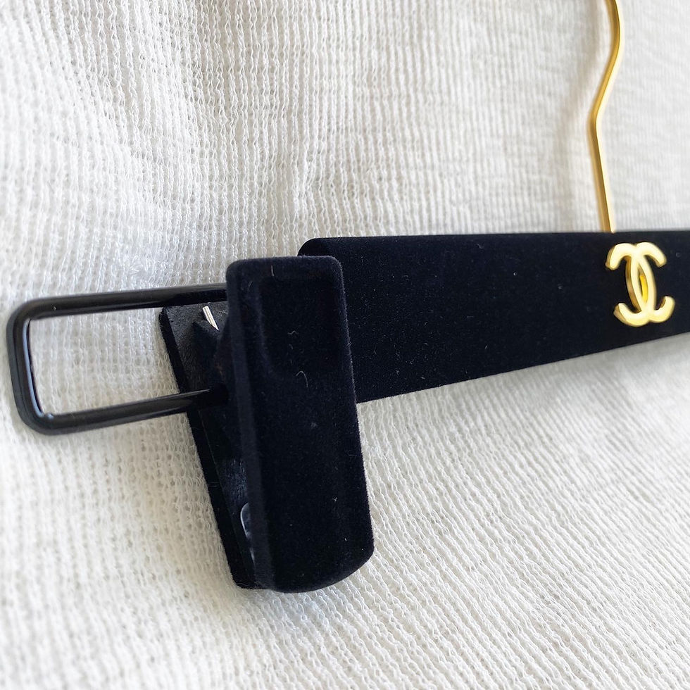 Thumbnail: Luxury Black Velvet Hanger (2pcs)