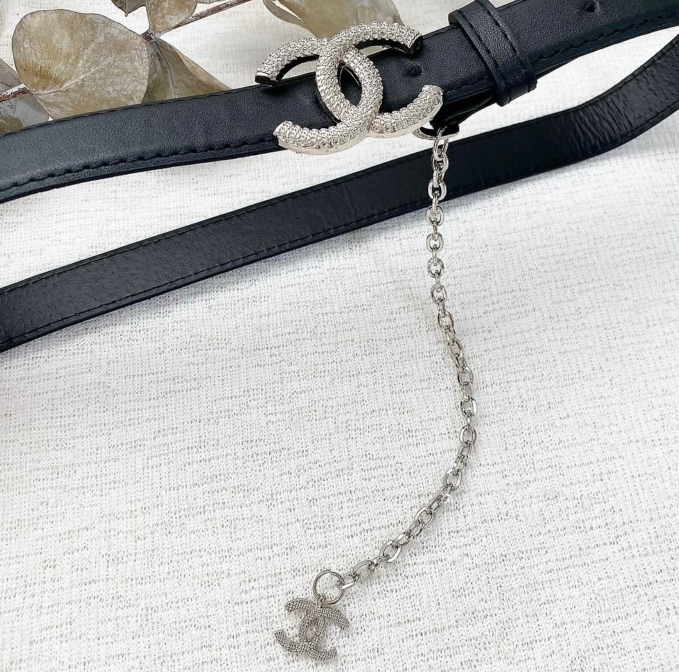 Thumbnail: Luxury Black Buckle Belt (90)