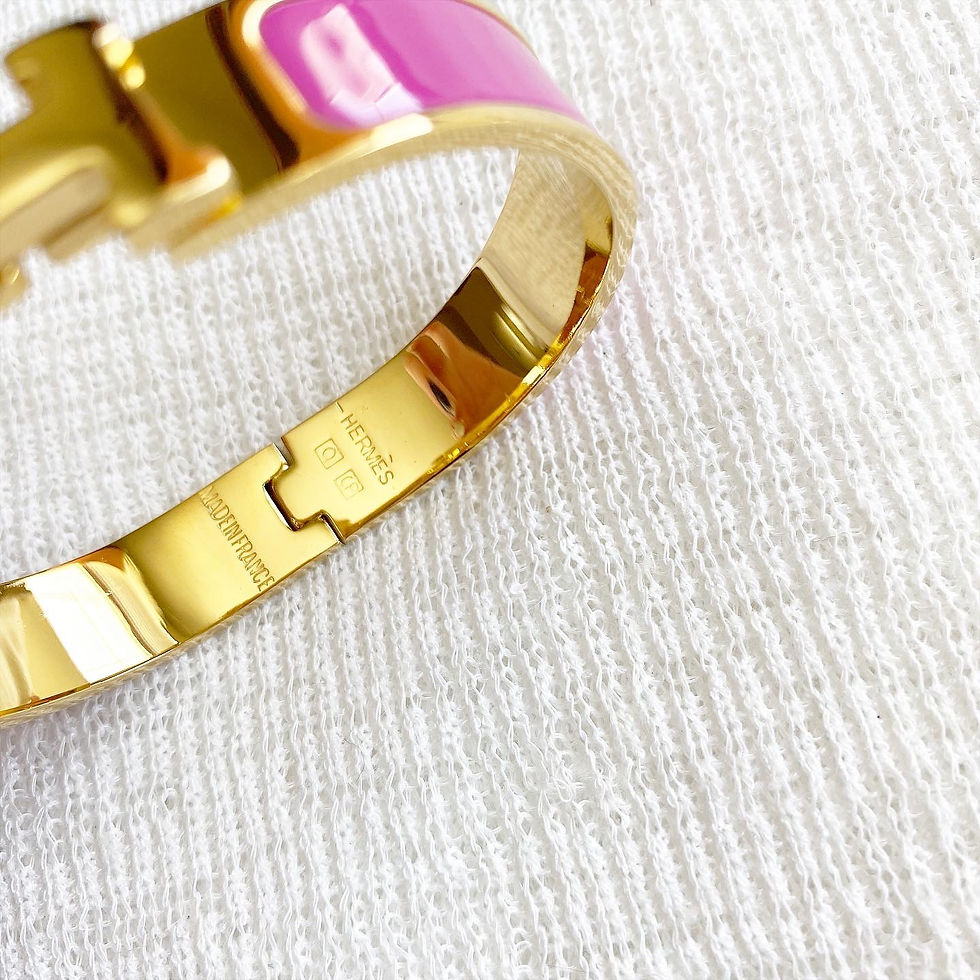 Thumbnail: Luxury Pink Gold Bangle (12mm)