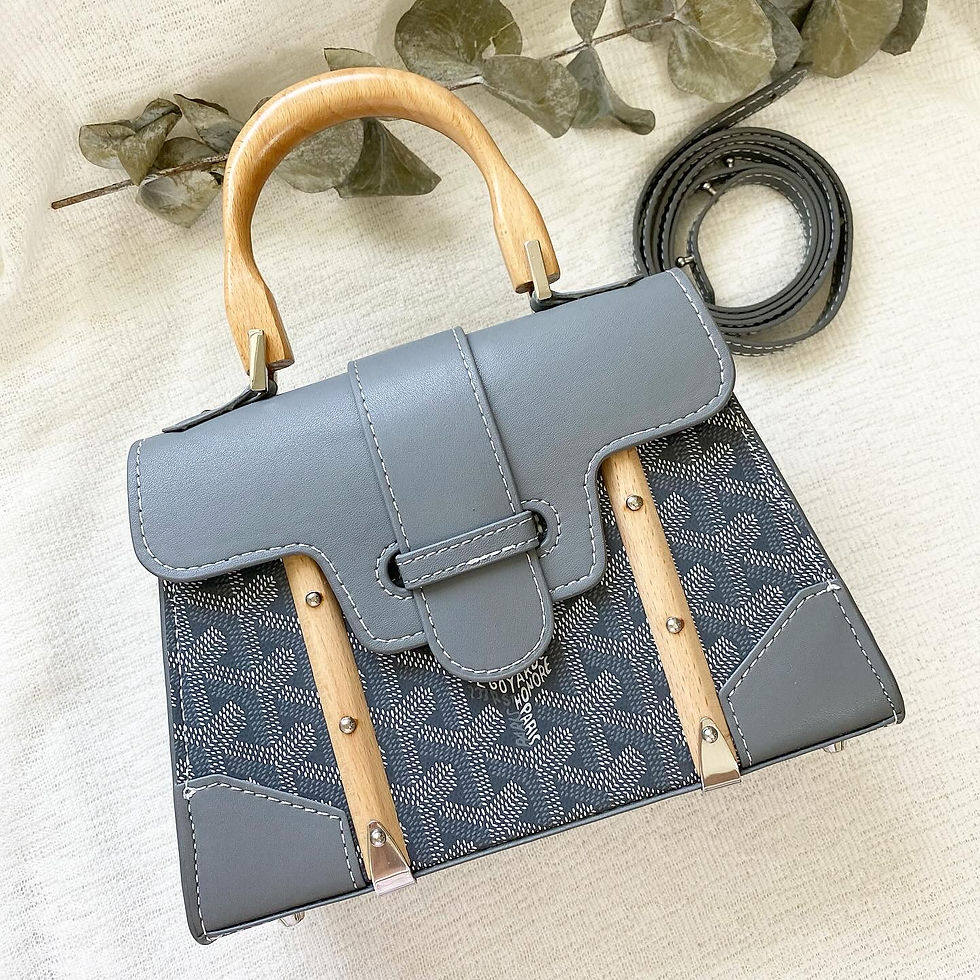 Thumbnail: Luxury Grey Top Handle Bag (+Strap)