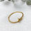 Thumbnail: Luxury Gold Juste ūn C Bangle (+Stamp)