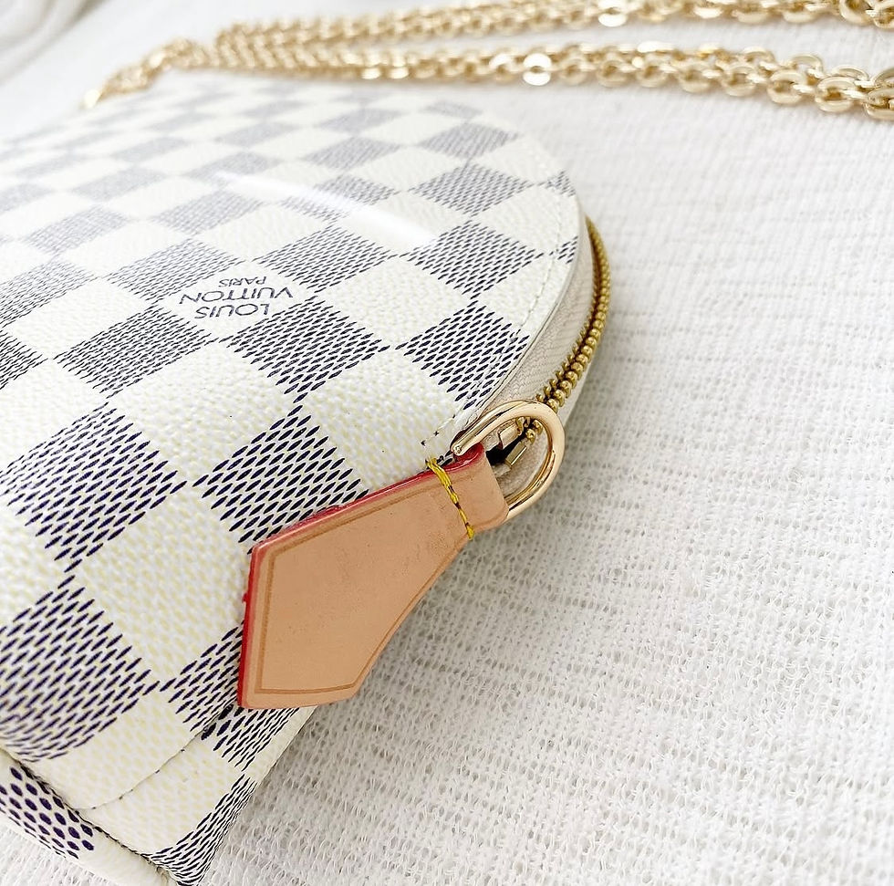 Thumbnail: Luxury White Zipper Bag (+Box)