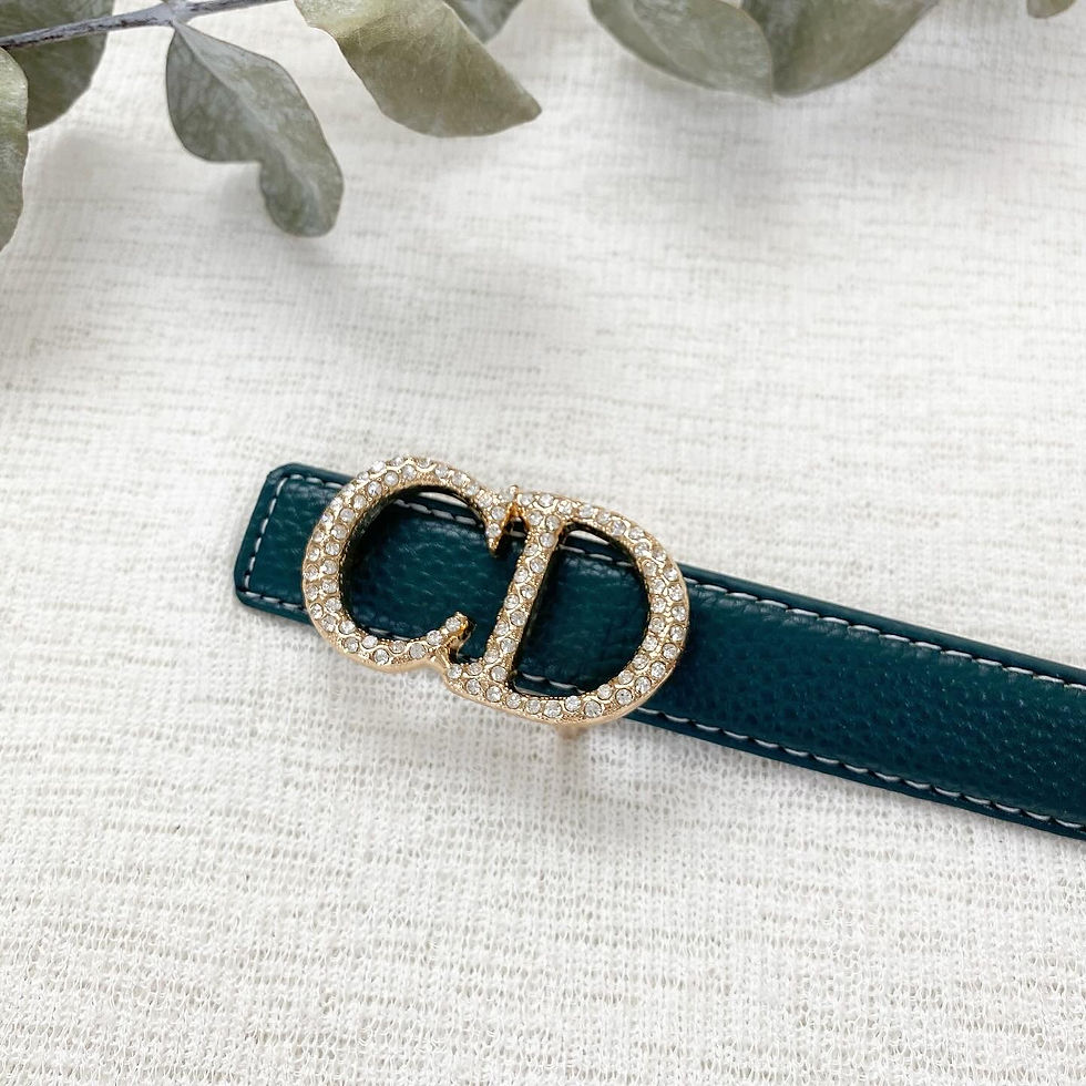 Thumbnail: Luxury Turquoise Buckle Belt 