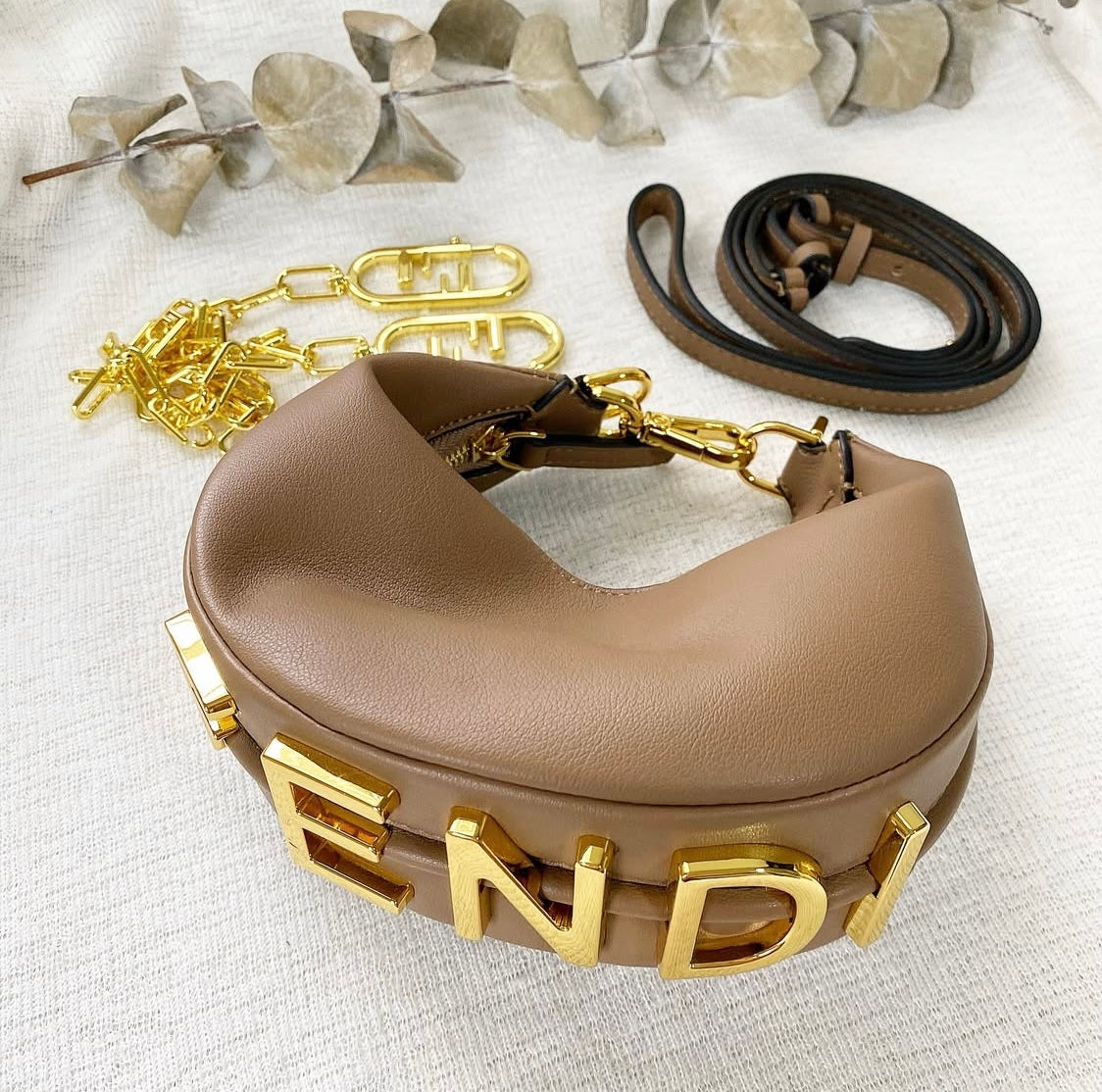 Luxury Small Graphy Beige Bag (2 Straps)